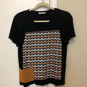 Zara pocket detail t shirts